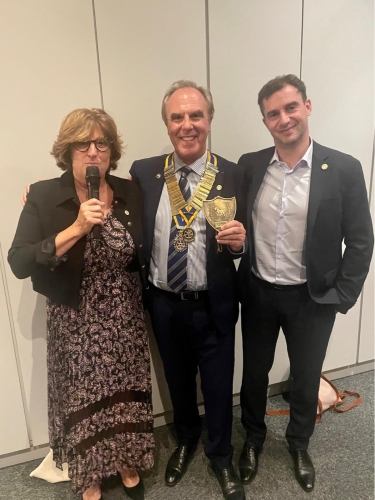 Stéphane GUINAND Président élu 2025-2026  
Nouveau Club ROTARY CLUB LYON BELLECOUR